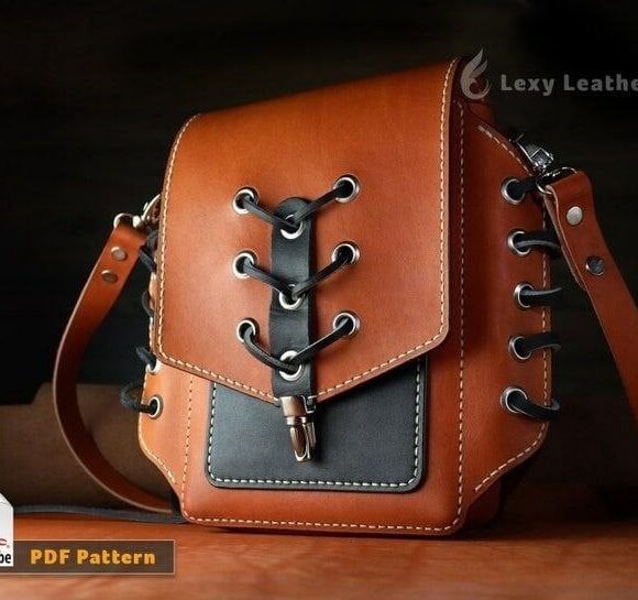 Выкройка сумочка унисекс из кожи шьём своими руками
