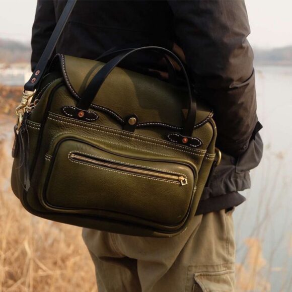 Мужская сумка из кожимессенджер