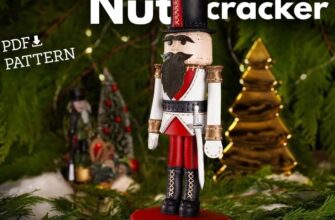Выкройка игрушки Щелкунчик