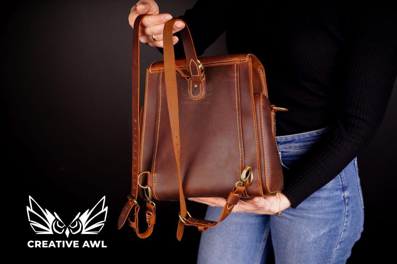 Лекало рюкзак из кожи