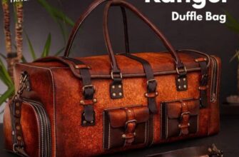 Сумка мужская спортивная из кожи