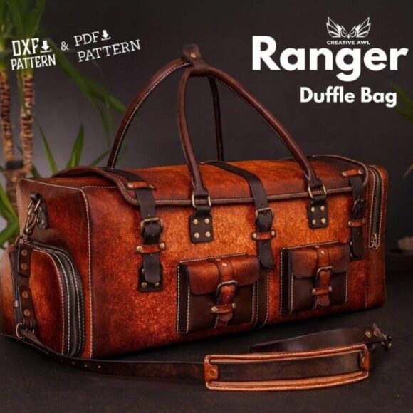 Сумка мужская спортивная из кожи