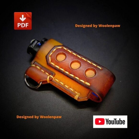 Кожаный чехол для зажигалки