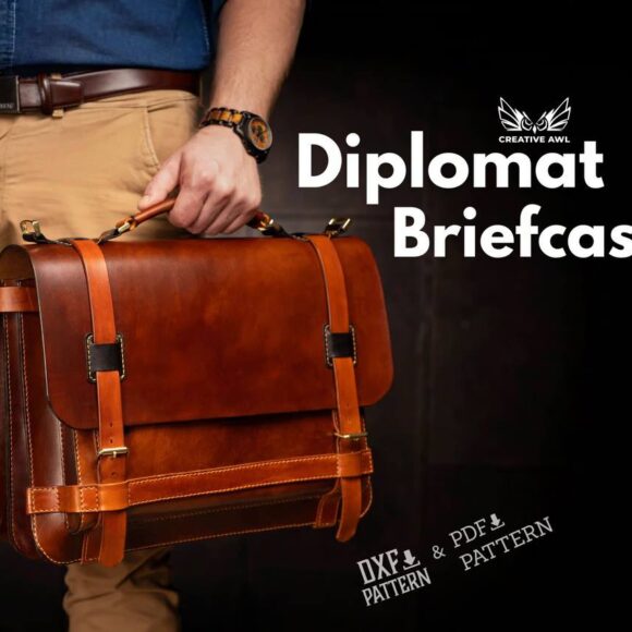 Дипломатический портфель выкройка