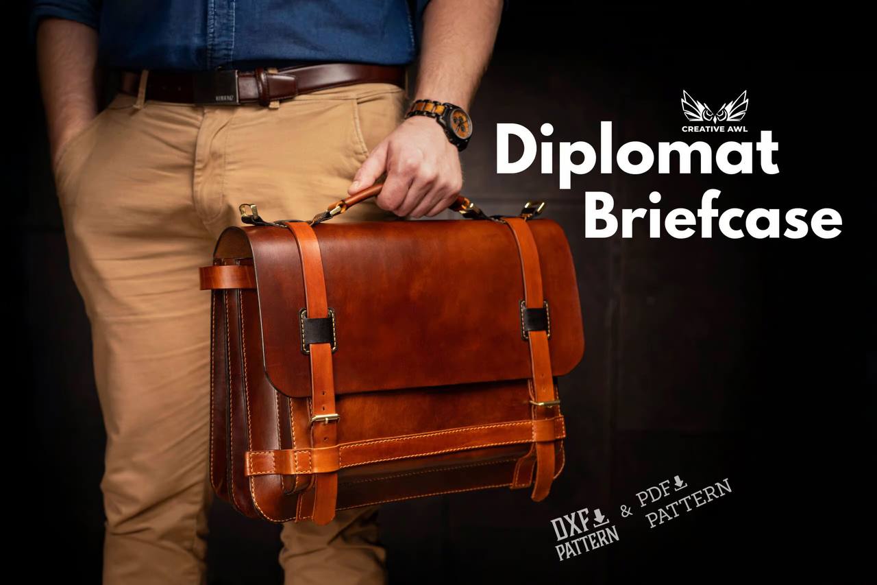 Дипломатический портфель выкройка