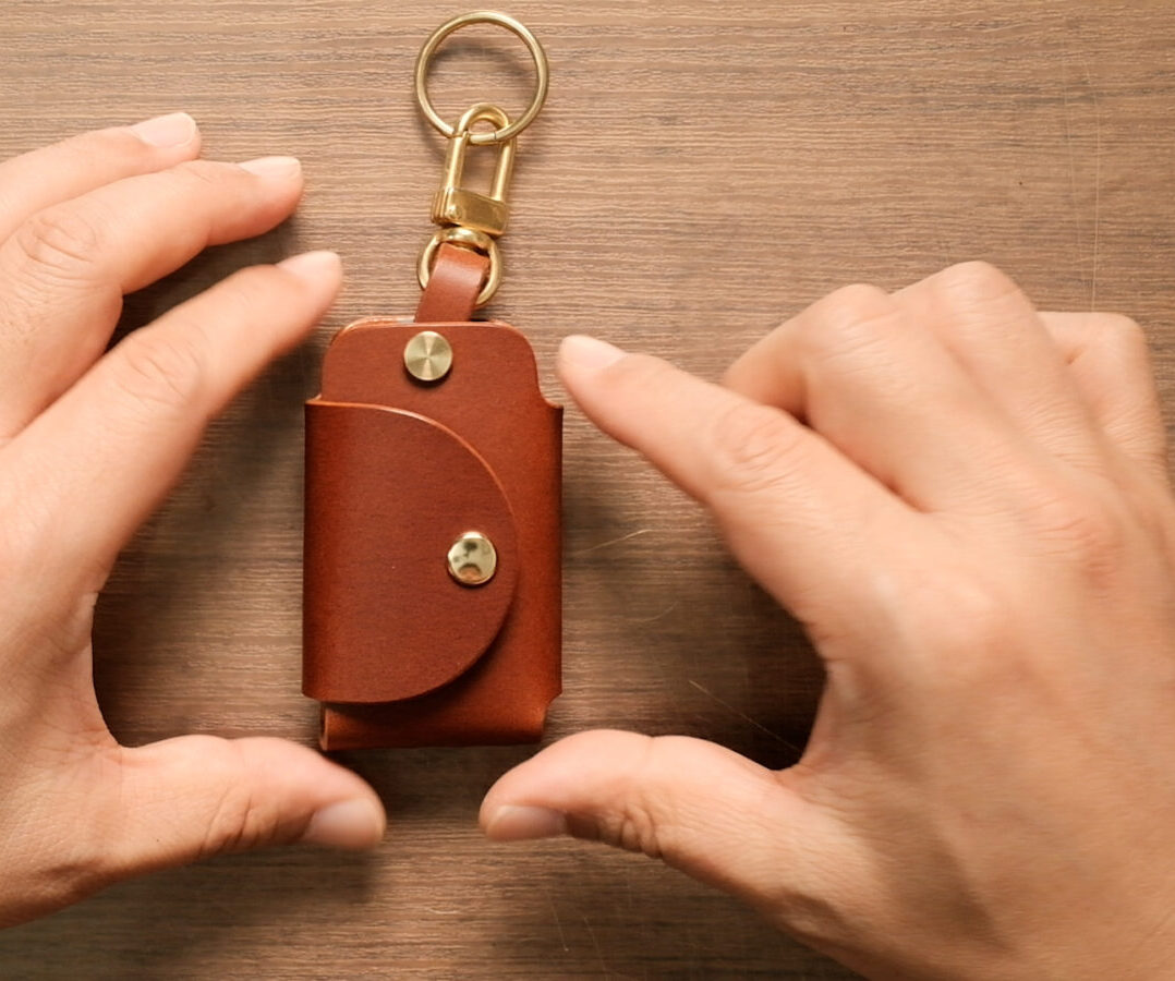 выкройка кожаный чехол для смарт ключа