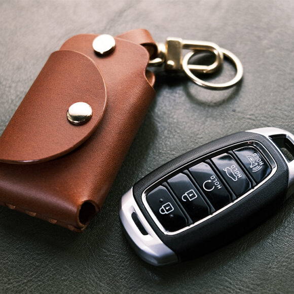 выкройка кожаный чехол для смарт ключа
