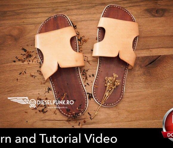 Выкройка шлёпанцы от Тони