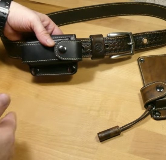 Выкройка чехол для ножа на ремень